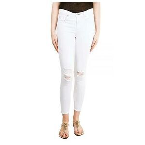 Rag‎ & Bone $159 NWT Women's Distressed Capri White Denim Jeans Mid Rise 26